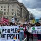 Activists march through DC demanding Biden declare a climate emergency