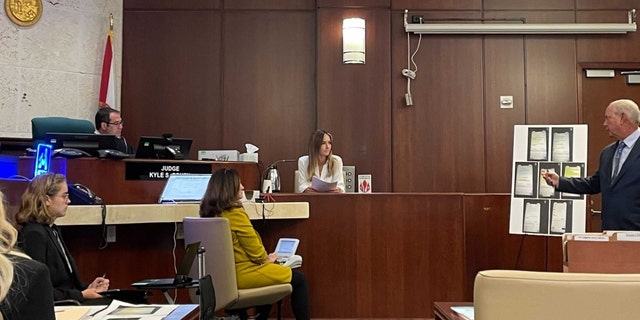 Ava Majury testifies in a Collier County court on March 28, 2022. (Credit: Fox News/ Audrey Conklin)