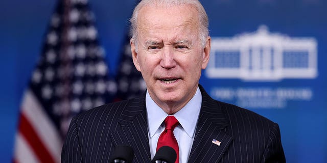 President Biden during a speech at the White House in Washington, U.S., November 23, 2021.