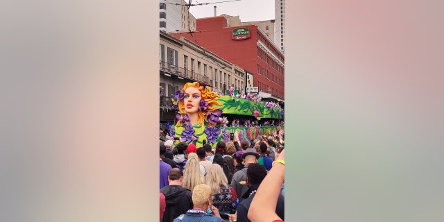 After meeting Rose, Barnes headed to New Orleans to celebrate Mardi Gras.
