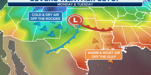 U.S. severe weather set-up 