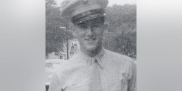 Sam Baker joined the Marine Corps in 1942 and served during World War II. He is pictured in 1944.