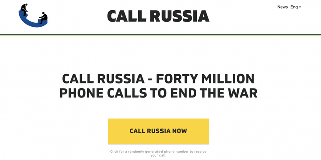 CallRussia.org website 