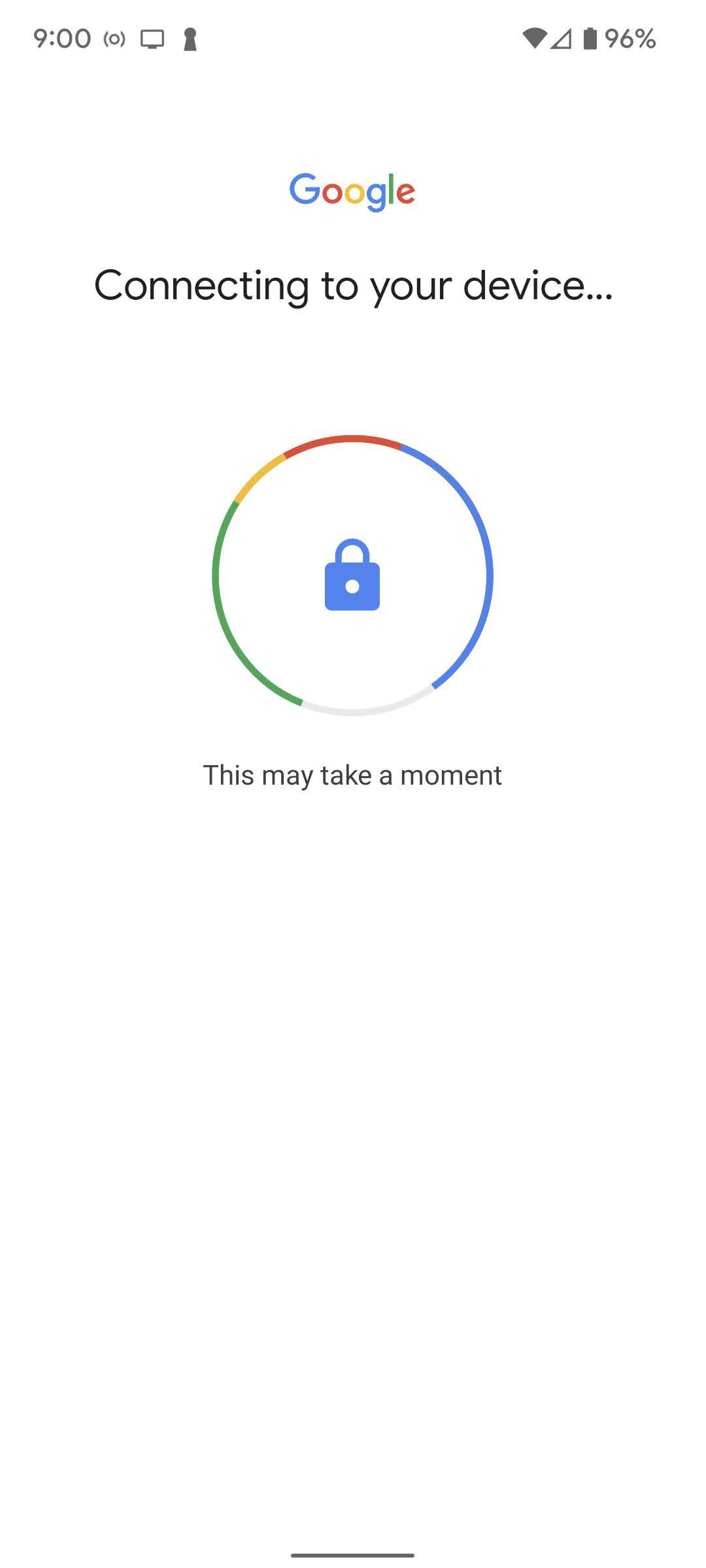 Your phone will then confirm your ID with your computer using Bluetooth.