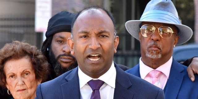 Mayoral candidate Thiru Vignarajah during a news conference on Oct. 14, 2019, in Baltimore. 