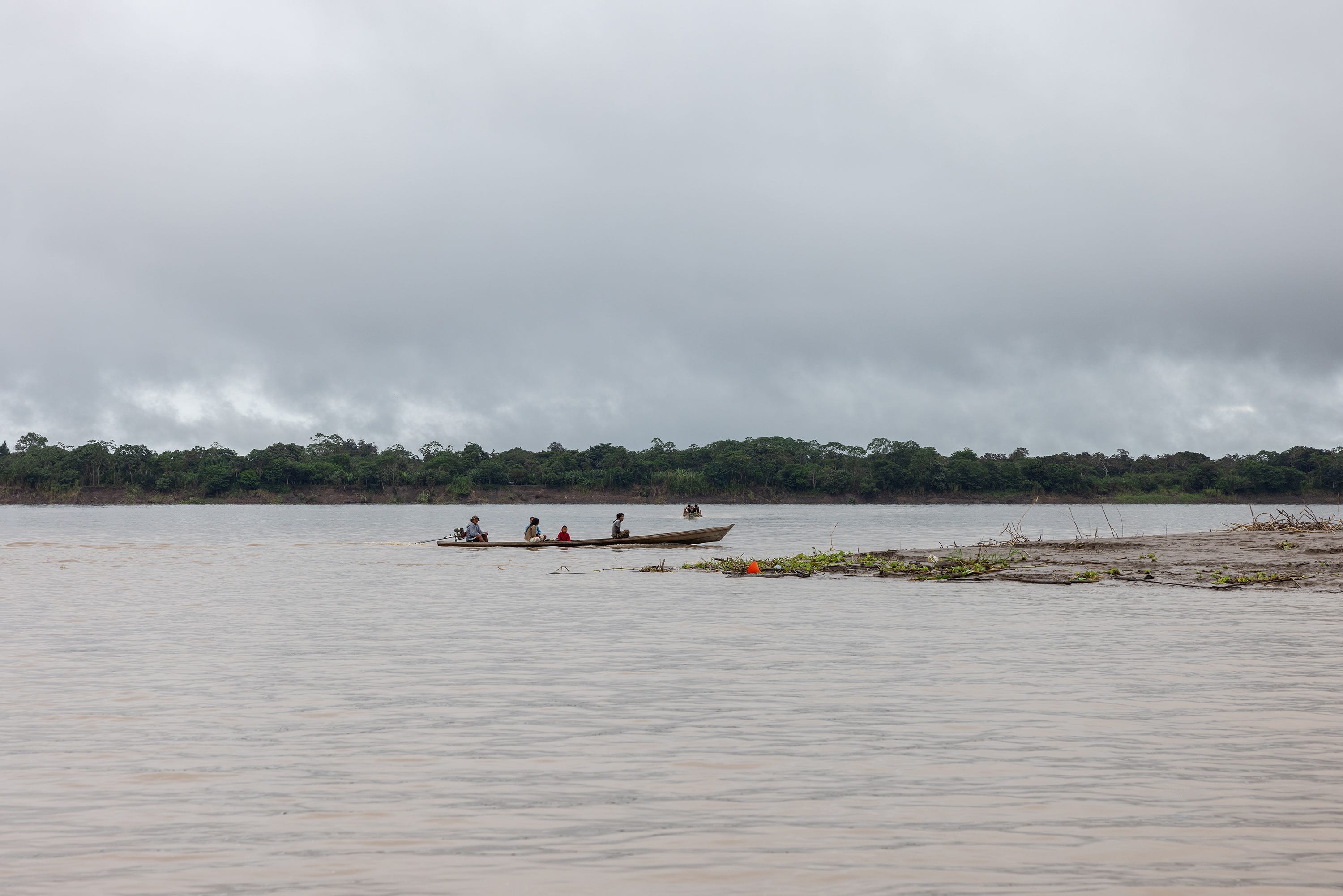The Amazon River and its tributaries are the main access to a large number of Indigenous communities, such as San Pedro de los Lagos.