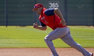 Mike Trout has two hits in first game since last May as Angels win exhibition