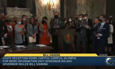 Washington gov. signs bills tightening gun rules