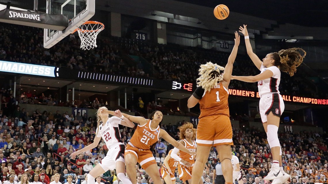 Defending champion Stanford tops Texas 59-50 in Elite 8