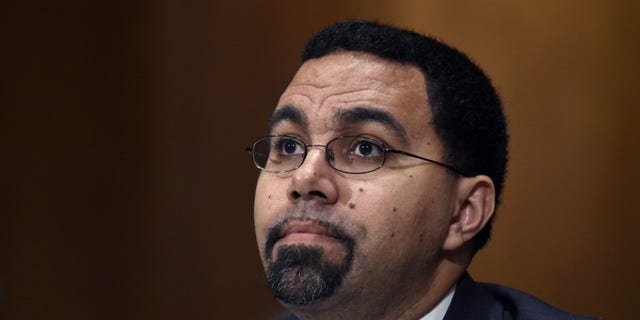 FILE -- John King Jr. testifies before the Senate education committee during his confirmation hearing. (AP Photo/Susan Walsh)