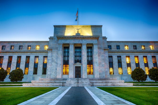 The Federal Reserve Building.