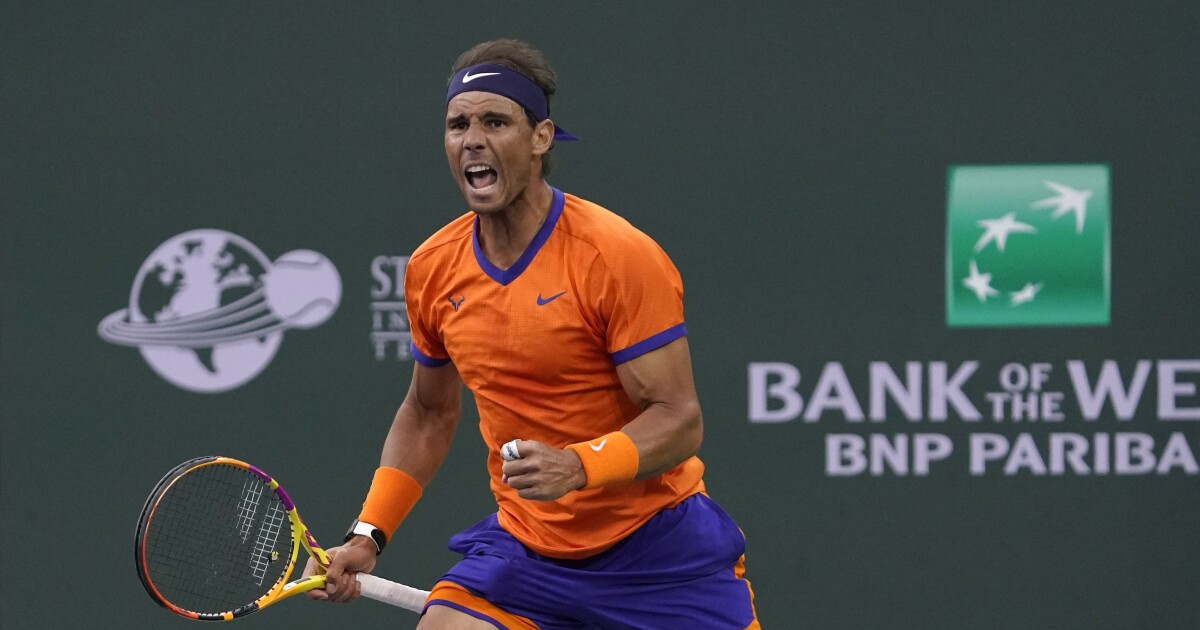 Elliott: Rafael Nadal’s ageless tenacity lifts him into Indian Wells final