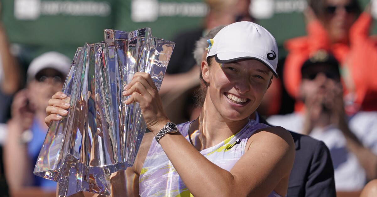 Elliott: Iga Swiatek adds to her impressive season by winning Indian Wells title