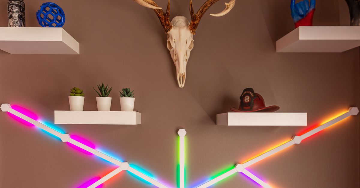 Nanoleaf’s colorful LED light bars are on sale for the first time today at Amazon and Best Buy