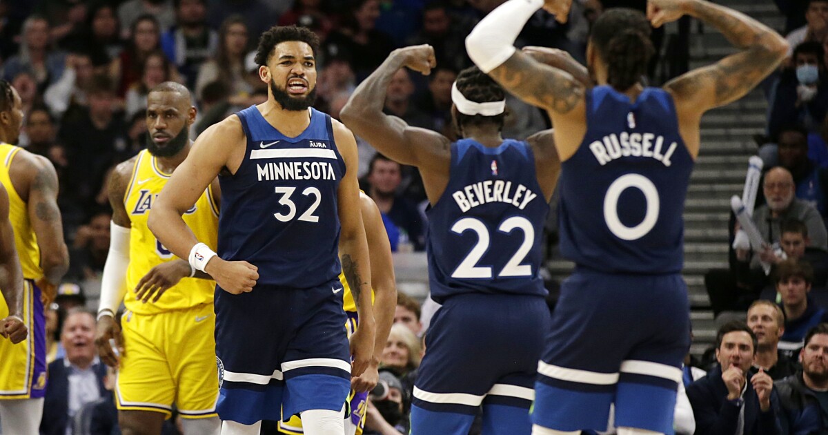 Lakers’ latest struggles were the talk of the Timberwolves