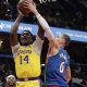 Lakers new starter Stanley Johnson’s inspired play a silver lining in loss