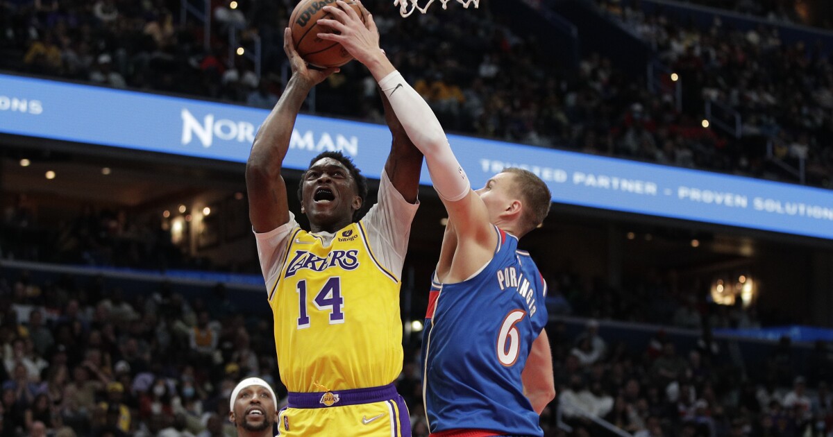 Lakers new starter Stanley Johnson’s inspired play a silver lining in loss