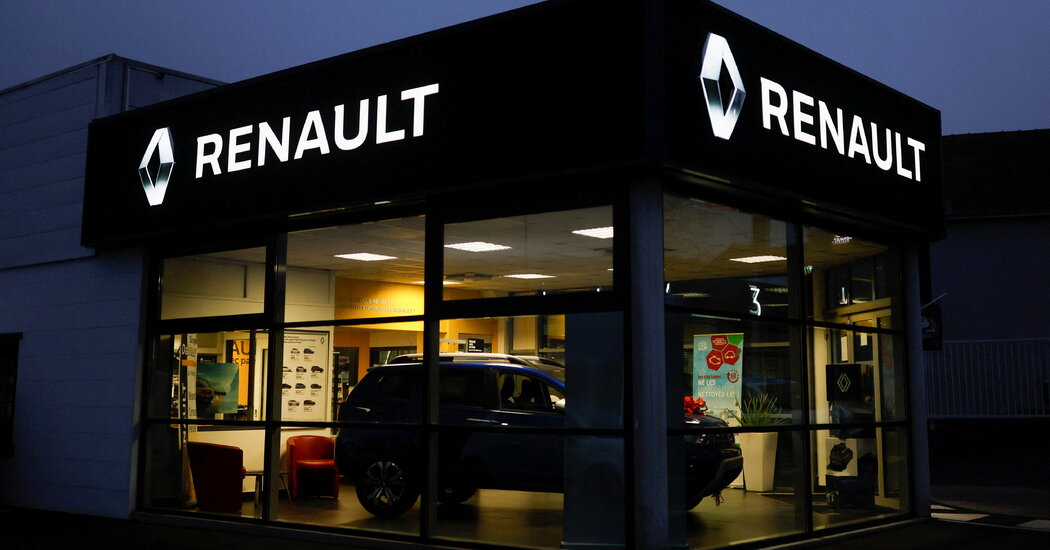 Renault, the biggest Western automaker in Russia, halts operations there.