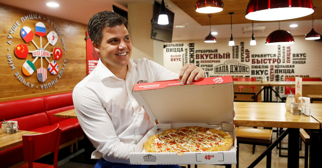 He’s American, He Oversees Papa John’s in Russia and He’s Staying
