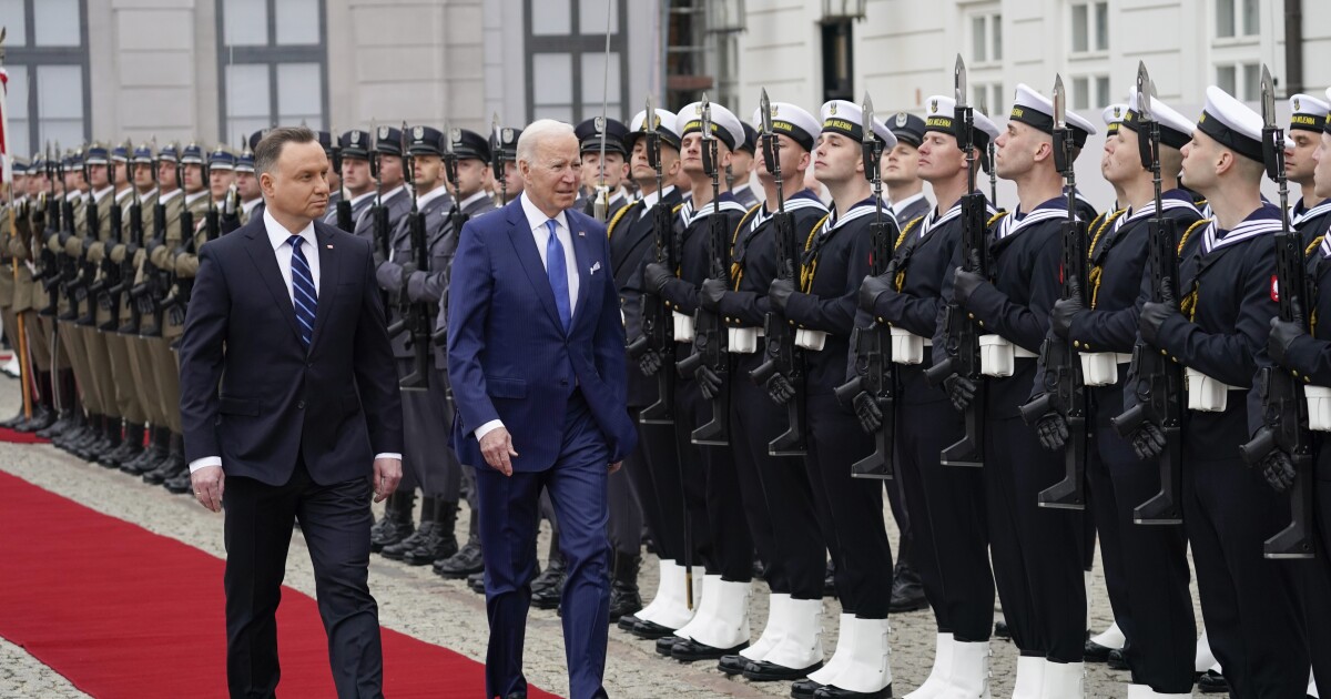 Biden meets with Polish president as Russia war in Ukraine dominates agenda