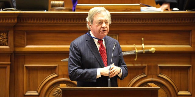 South Carolina Sen. Dick Harpootlian, D-Columbia, speaks in favor of a bill that would add the firing squad to the electric chair and lethal injection as execution methods in the state March 2, 2021, in Columbia, S.C. 