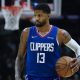 Paul George practices with Clippers for first time since December