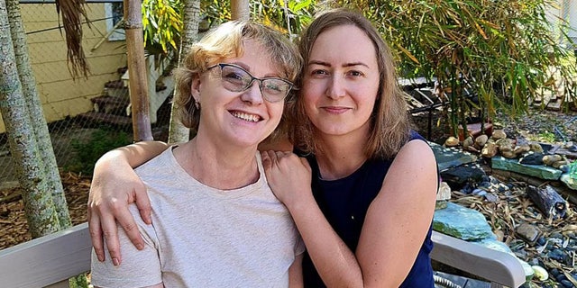 Julia Berozy and her mother, Maryna Berozy. 