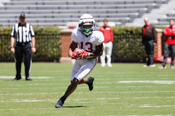 Jahmyr Gibbs, Alabama scrimmage 4/9/22