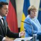 Zelensky blasts Merkel and Sarkozy for denying Ukraine NATO membership.