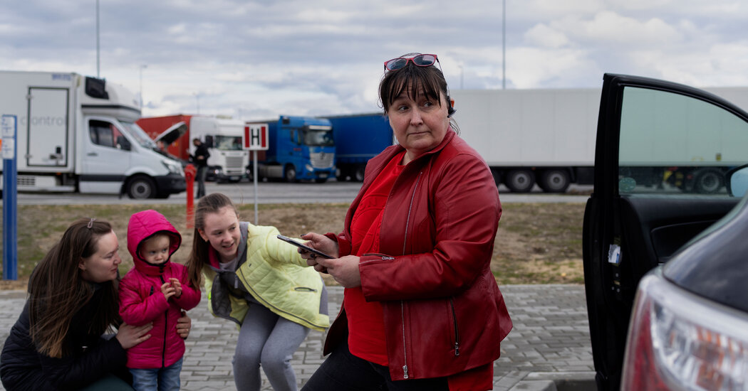 Women in Poland volunteer as drivers to offer safe transit to Ukraine’s refugees.