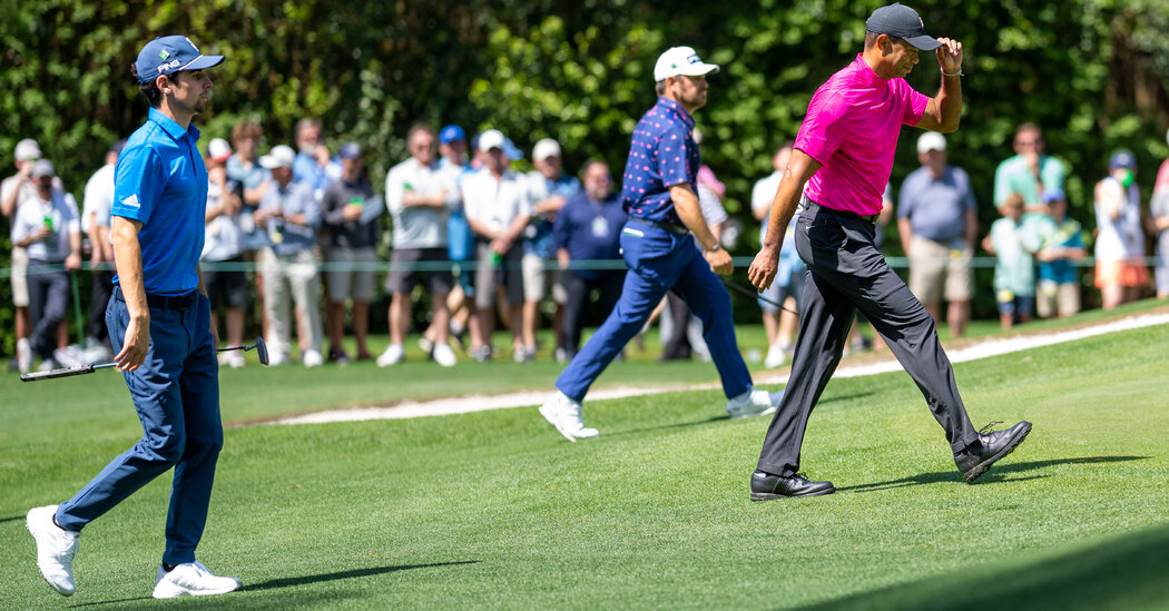 For Masters Players, a Big Stage Swells When Woods Is in the Group