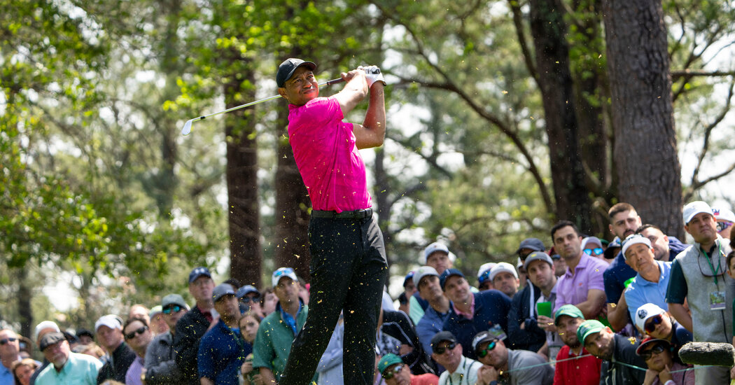 2022 Masters Second Round: Tiger Woods Tees Off at 1:41 P.M.