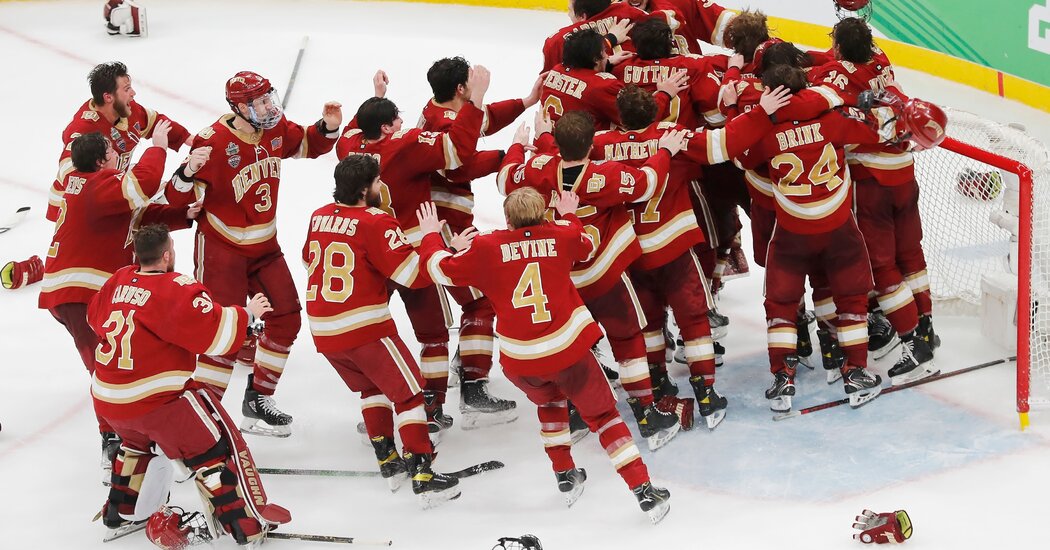 Denver Captures Its Ninth N.C.A.A. Hockey Championship