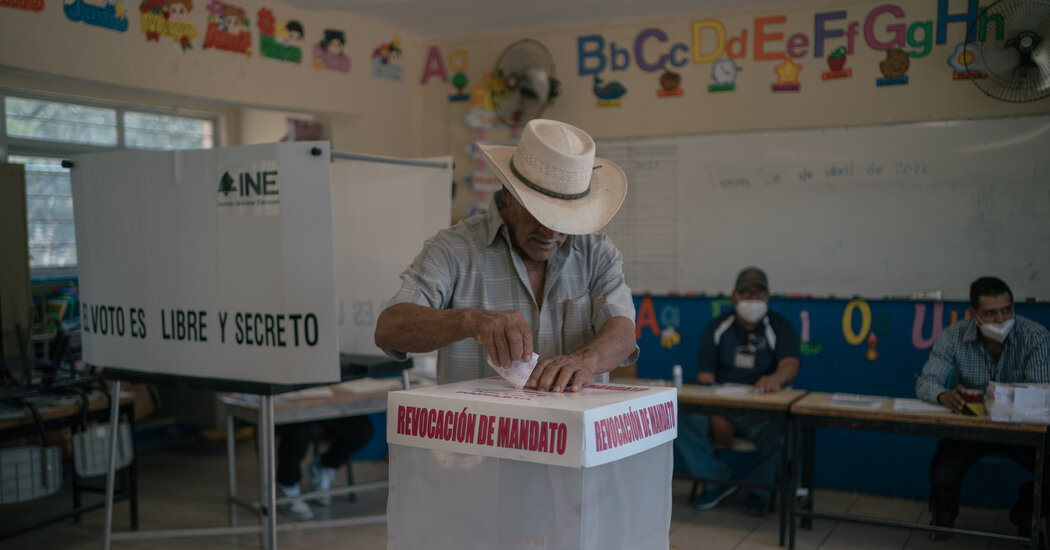 Despite Low Turnout, Mexico Voters Back President to Stay in Office