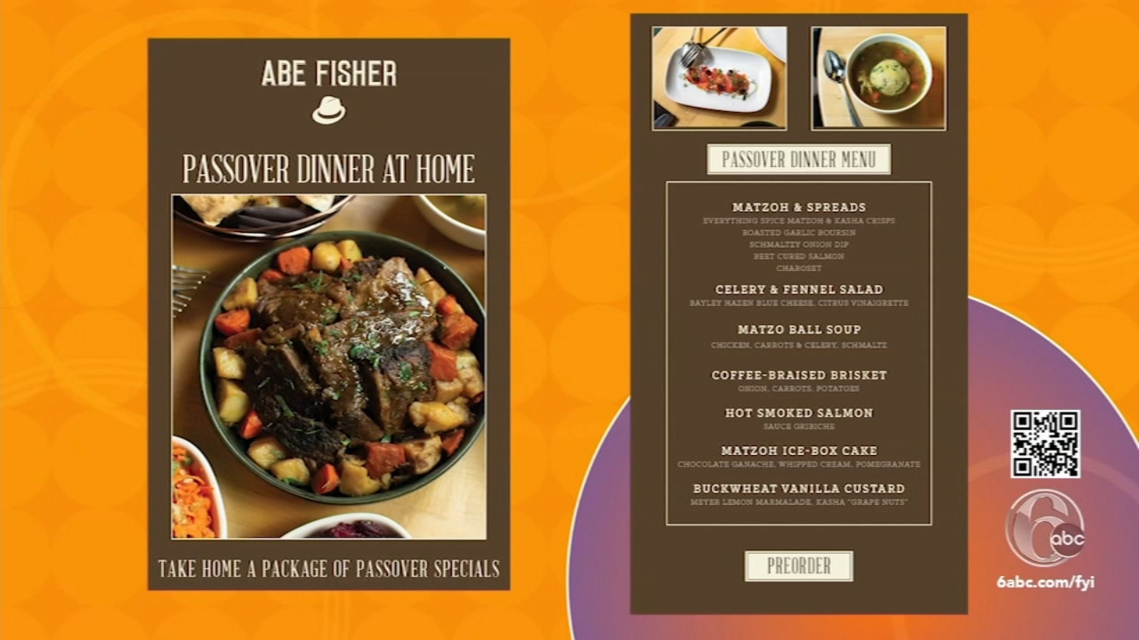 Abe Fisher, Essen Bakery offering take-home dinner, dessert kits for Passover