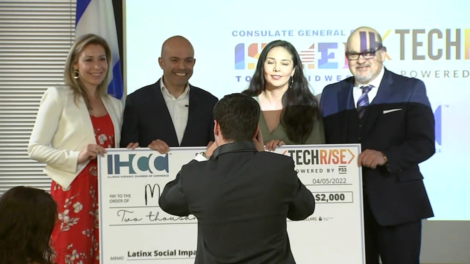 Israeli Consulate awards grants to IHCC’s LatinX Incubator startups in pitch competition