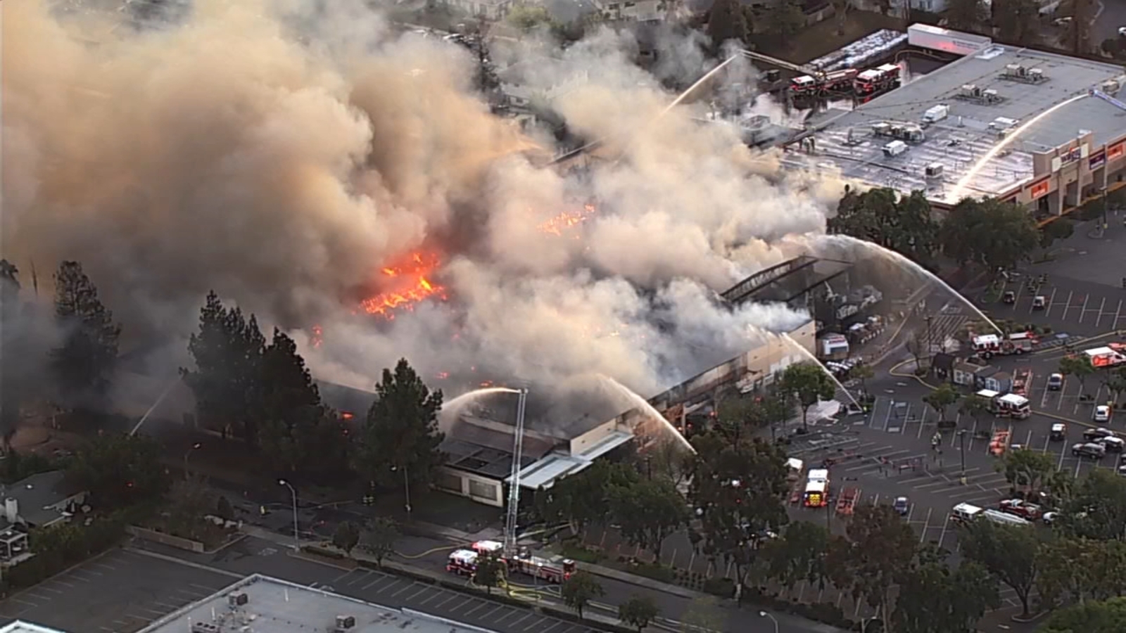 Massive 5-alarm California fire destroys Home Depot; shelter-in-place issued for some residents