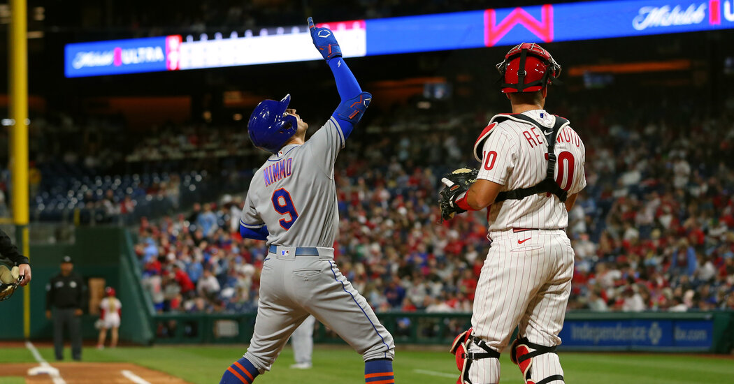 Megill and Nimmo Get Mets Back on Track With Win