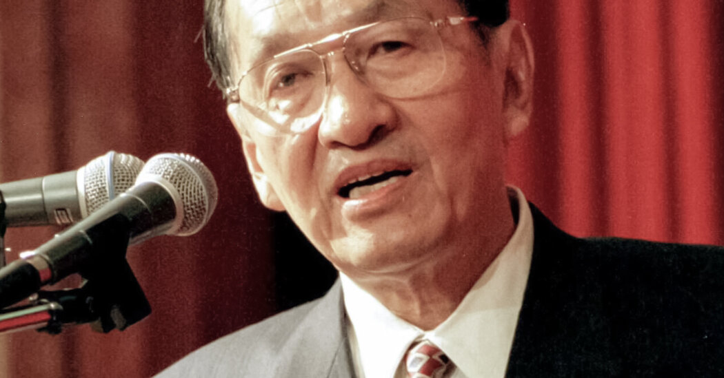 Peng Ming-min, Fighter for Democracy in Taiwan, Dies at 98