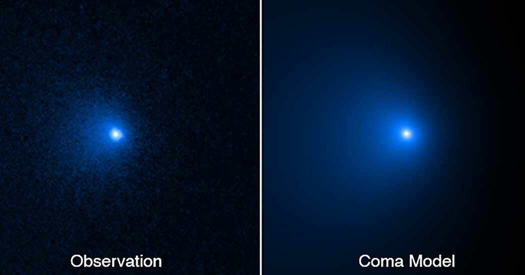 Hubble Telescope Zooms In on the Biggest Comet Ever Spotted