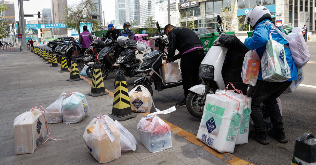 Shanghai’s food crisis prompts residents in Beijing to stockpile supplies.