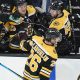 Bruins bust out for 8-1 victory over Devils as Tuukka Rask honored