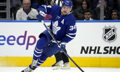 Auston Matthews scores NHL-leading 50th, Maple Leafs beat Jets