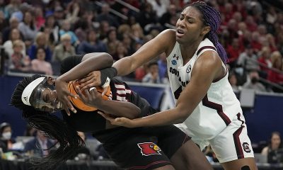 NCAA Women’s Final Four: South Carolina defense smothers Louisville in semifinal win