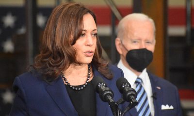 Harris joins Biden in getting second COVID-19 booster shot