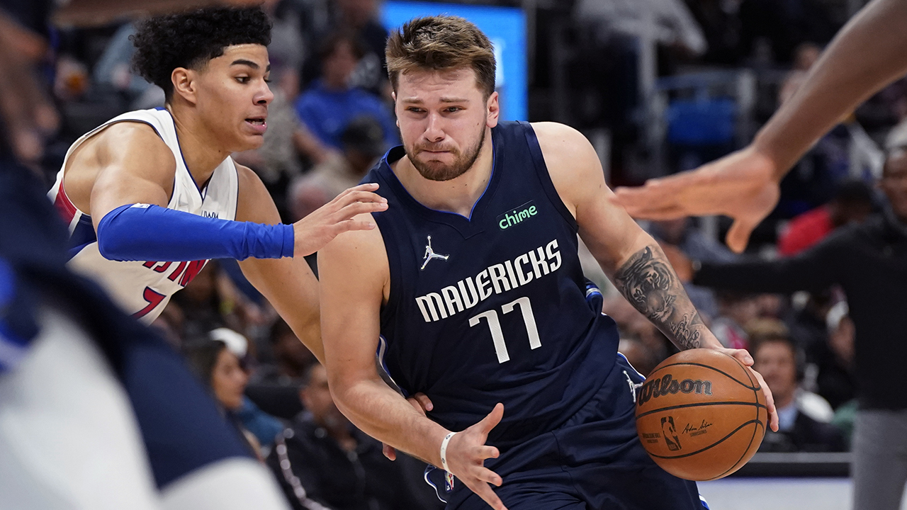 Luka Doncic-led Mavericks beat Pistons for 50th win