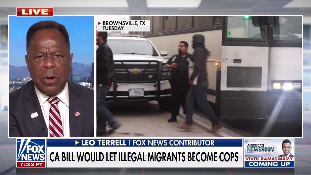 Leo Terrell rips California’s ‘ludicrous’ bill that would let non-citizens become police officers