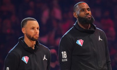 Steph Curry brushes off idea of playing with LeBron James: ‘I’m good right now’