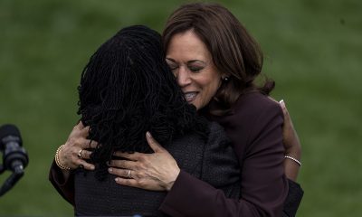 Psaki defends Kamala Harris’ maskless hug with Judge Jackson: ‘An emotional moment’