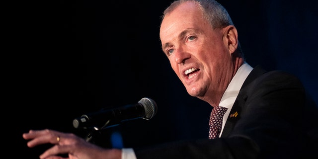 New Jersey Governor Phil Murphy delivers a victory speech to supporters at Grand Arcade at the Pavilion on November 3, 2021 in Asbury Park, New Jersey. Murphy's narrow victory over Republican gubernatorial candidate Jack Ciattarelli makes him the first Democratic New Jersey governor in more than four decades to win reelection. 